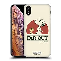 Head Case Designs Officially Licensed Peanuts Snoopy Woodstock Far Out Woodstock 50th Soft Gel Case Compatible with Apple iPhone XR