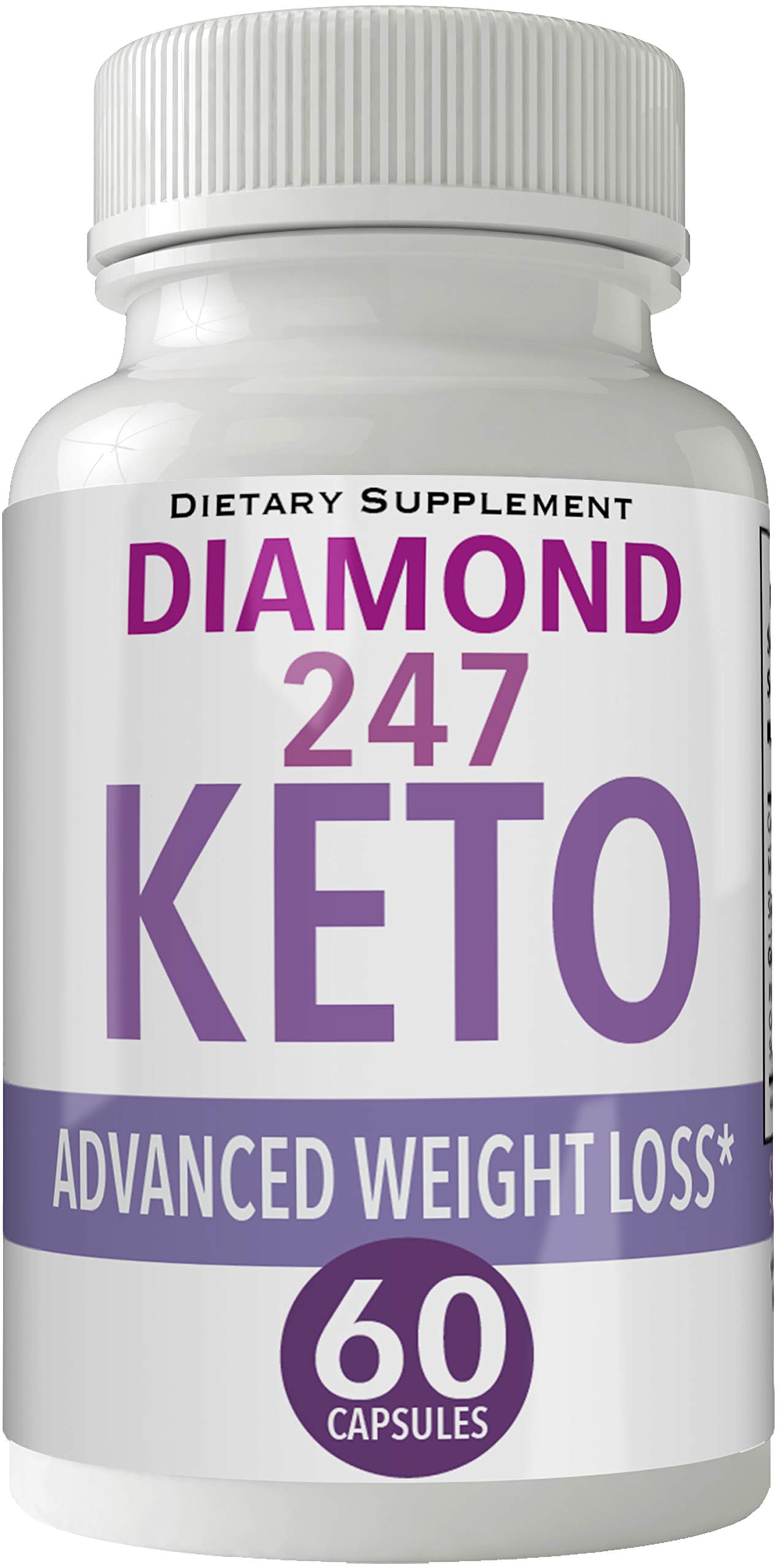 Diamond 247 Keto Pills 800mg 24/7 Advanced Ketones BHB Ketogenic Supplement for Weight Loss Pills 60 Capsules 800 MG GO BHB Salts to Help Your Body...