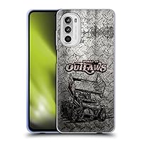 Head Case Designs Officially Licensed World of Outlaws Sprint Car Western Graphics Soft Gel Case Compatible with Motorola Moto G52
