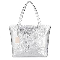 SUMGOGO Purse and Handbag for Women Crocodile Satchel Large Shoulder Tote Bag Wallets
