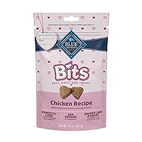Valentine Blue Bits Natural SoftMoist Training Dog Treats Chicken Recipe 4.5-oz Bag