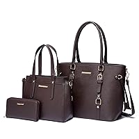 Montana West Purses and Handbags for Women 3PCS Tote Purse and Wallet Set
