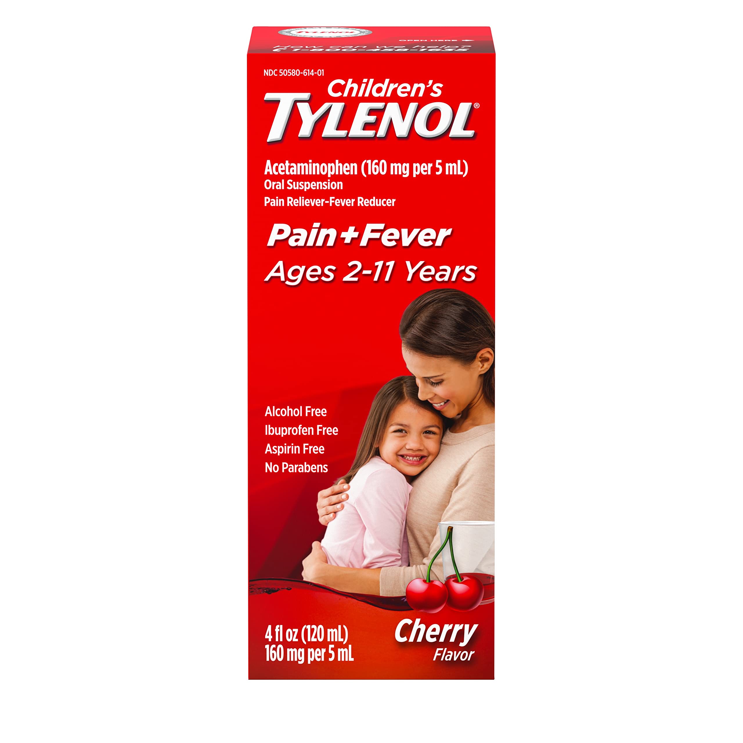 Tylenol Children's Oral Suspension, Cherry, 4 Fl. Oz