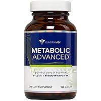 Metabolic Advanced Nutrient Blend with Berberine to Support Healthy Metabolism, 120 Count
