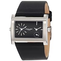 Charles-Hubert, Paris Men's 3592 Premium Collection Stainless Steel Dual-Time Watch