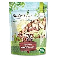Food to Live Raw Brazil Nuts, 3 Pounds – Non-GMO Verified, Raw, Whole, No Shell, Unsalted, Kosher, Vegan, Keto and Paleo Friendly, Bulk, Good Source of Selenium, Low Sodium, Low Carb, Great Trail Mix