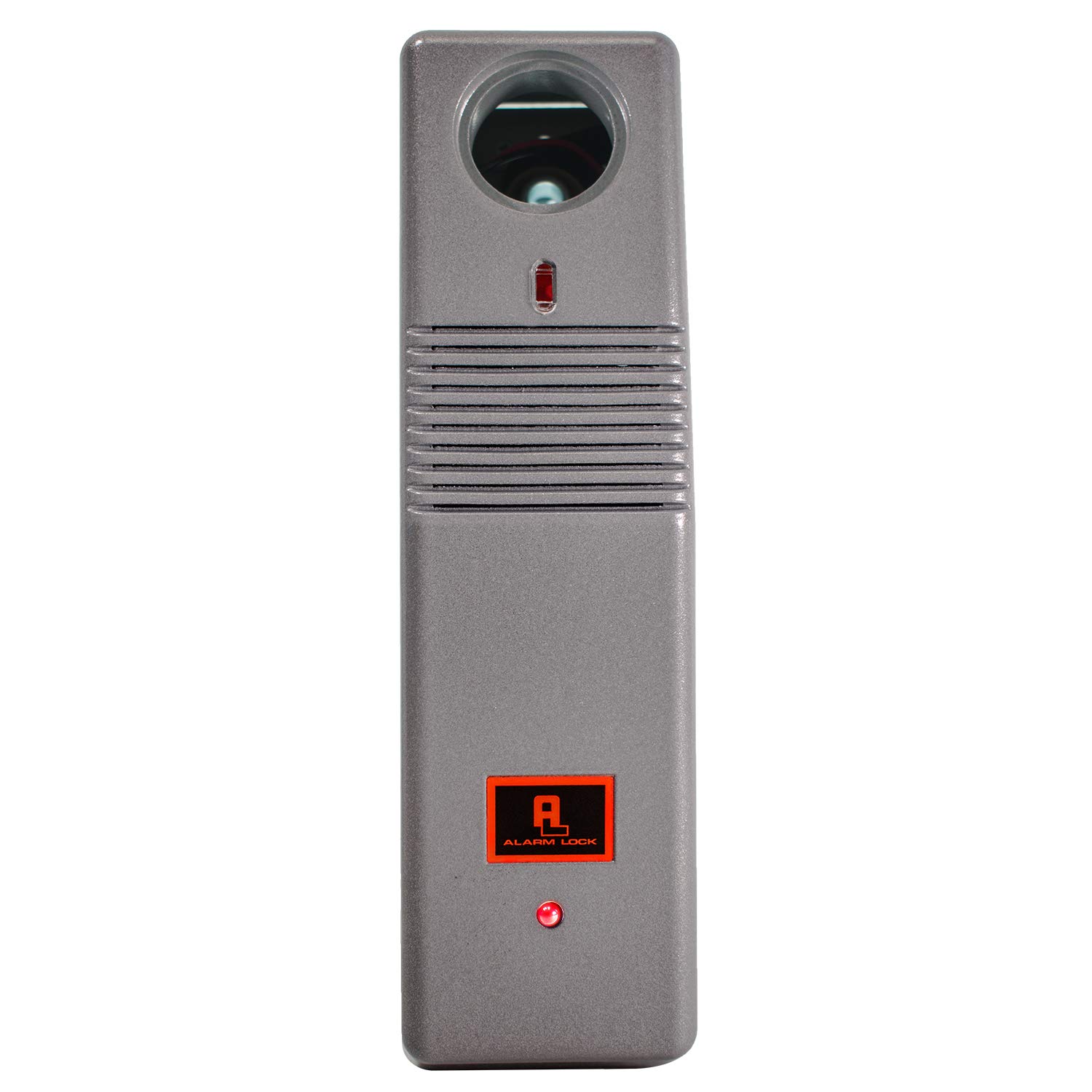 Alarm Lock PG21MS Pilfergard 95 Decibel Dual Piezo Siren Surface Mount Door Alarm, 9V Battery, Metallic Silver Finish