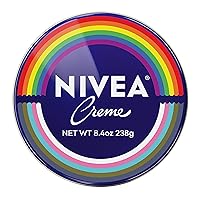 NIVEA Creme Body, Face and Hand Moisturizing Cream, Limited-Edition Pride Creme Jar, 8.4 Oz Jar