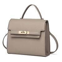 Guscio Basic 121013 2-Way Shoulder Bag, Belt with Lock, Square Shape, Handbag, Elegant, Women's, Fashion