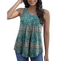 LETDIOSTO Women's Plus Size Tank Tops Loose Fit Lace Summer Sleeveless Shirts, M-3X