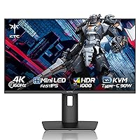 KTC 27-Inch Gaming Monitor 4K UHD 160Hz/144Hz 1ms Fast IPS Mini LED, HDR1000, 576 Zones,Eyecare, Advanced Ergonomics, HDMI2.1 & DP1.4 Speakers M27P20P