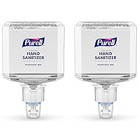 PURELL Advanced Hand Sanitizer Gentle & Free Foam, Fragrance Free, 1200 mL Refill for PURELL ES4 Manual Hand Sanitizer Dispenser (Pack of 2) - 5051-02