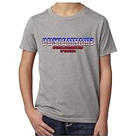 Family Name in American Flag Letters - Custom Family Reunion Youth T-Shirts