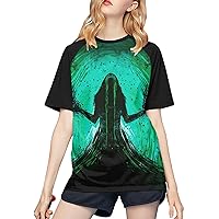 T-Shirts Womens Vintage Funny Graphic Tee Tshirt Casual Short Sleeve Tops