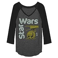 Star Wars Women's Lil Droid T-Shirt Charcoal Black, Medium