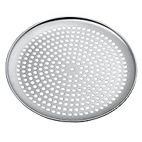 Pizza Pan With Holes, 16-inch Pizza Pan Baking Tray Round Pizza Crisper Pan Nonstick Pizza Baking Sheet Perforated Pizza Baking Set Steel Crisper Pan for Oven