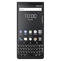 BlackBerry Key2 BBF100-6 64GB/6GB Dual Sim Factory Unlocked GSM ONLY, NO CDMA - International Version (no Warranty in The USA) (Black)