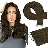 Full Shine Injection Tape In Extensions Virgin Injection Hair Extensions 14inch Brown Hair Color 4 Intact Tape In Hair Extensions Invisible Seamless Skin Weft Injection Tape 20g 10pcs