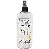 Birthday Cake Body Spray (Double Strength), 16 ounces, Body Mist for Women with Clean, Light & Gentle Fragrance, Long Lasting Perfume with Comforting Scent for Men & Women, Cologne with Soft, Subtle