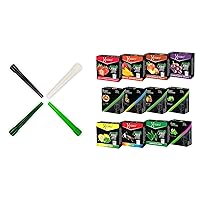 Hydro Bundle Hookah Mouth Tips (Pack of 50) + Hookah Shisha Signature Flavor Mix (12 50g Packs, 600g Total) - Tobacco-Free & Nicotine-Free Hookah Shisha Set, Hookah Flavors & Accessories