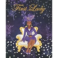 First Lady: 8 x 10 Bible Notes and Guided Journal, includes bible journaling pages, sermon notes, music notes and so much more! Perfect gift for all first ladies (My Soul Loves Jesus)