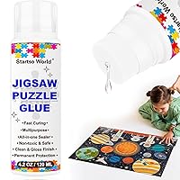 Puzzle Glue Clear with New Sponge Head Replace Puzzle Saver