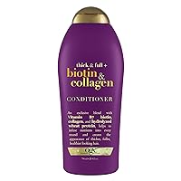 OGX Thick & Full + Biotin & Collagen Conditioner, Salon Size, 25.4 Fl Oz