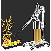 Manual French Fries Extruder, 30cm French Fries Cutting Machine, Save Time and Effort and Easy Squeezing, Used in Homes, Restaurants, Milk Tea Shops