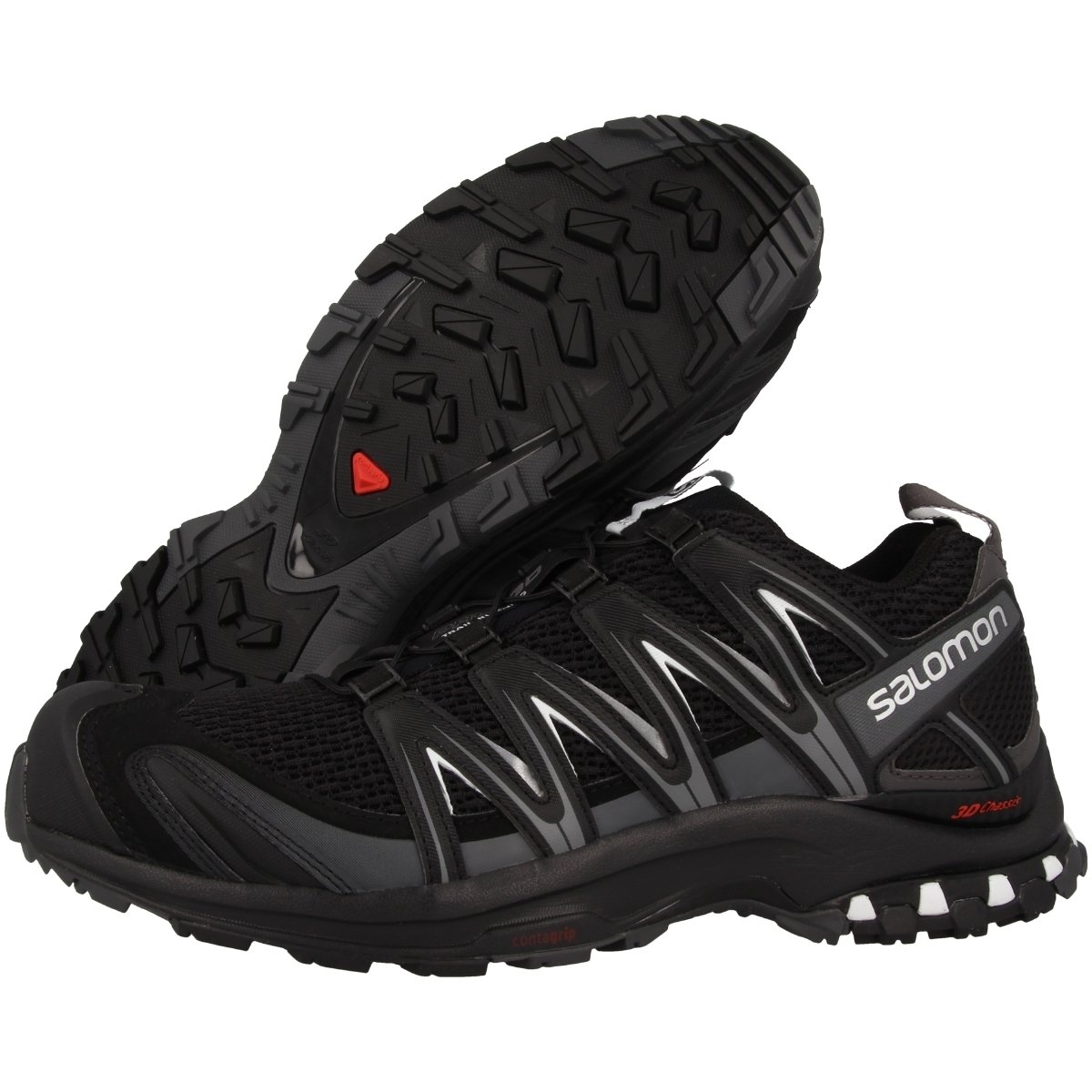 Salomon Men's XA PRO 3D Trail Running Shoes, Black/Magnet/Quiet Shade, 9.5