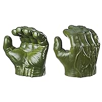 Avengers Hulk Roleplay Toy, Includes 2 Gamma Grip Fists, Design Inspired by Marvel Comics, for Kids Ages 4 and Up (Amazon Exclusive)
