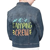 Camping Crew Kids' Denim Jacket - Adventure Baby Gift - Adventure Lover Baby Clothing