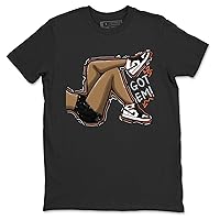 Got Em Legs 1 Electro Orange Design Sneaker Matching T-Shirt