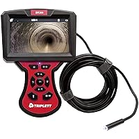 Triplett BR300 High Definition Forward View Videoscope with Waterproof 5.5mm Camera and 5