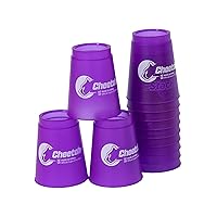 Cheetah Stacking Cup Purple 12 cups, Can use all of ages, Cup selected by Australian national team