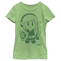Fifth Sun Girl's Link Avatar Outline T-Shirt
