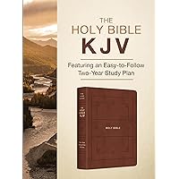 The Holy Bible Kjv: Featuring an Easy-To-Follow Two-Year Study Plan [Cinnamon & Gold]