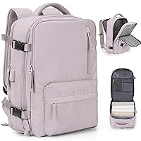 VGCUB Large Travel Backpack Bag for Women Men,Carry on Backpack,17 Inch Laptop Business Work Waterproof Backpack with Laptop Compartment,Person Item Flight Approved,Mochila de Viaje,Pink
