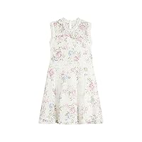 Beautees Girls' Sleeveless Lace Party Dress