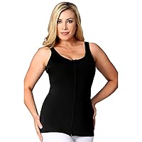 Compression Tummy Control Scoop Neck Tank w/Zip Post Surgical