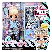 Tweens Masquerade Party Max Wonder Fashion Doll with 20 Surprises Including Accessories & Blue Rebel Outfits, Holiday Toy Playset, Great Gift for Kids Girls Boys Ages 4 5 6+ Years