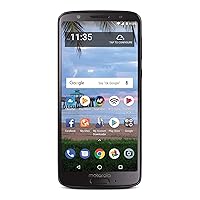 TracFone Motorola Moto G6 4G LTE Prepaid Smartphone (Locked) - Black - 32GB - Sim Card Included - CDMA