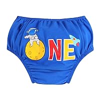 IBTOM CASTLE Baby Boy Summer Shorts Space Diaper Cover Pants Underpants Bloomers 1st Birthday Outfit Cake Smash Photo Prop