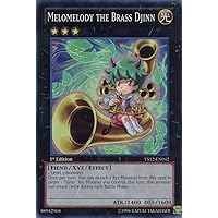 Yu-Gi-Oh! - Melomelody The Brass Djinn (YS12-EN042) - Starter Deck: XYZ Symphony - 1st Edition - Super Rare