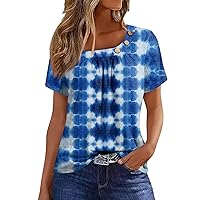 Womens Tops Spring Tops for Women 2024 Trendy White Dress Shirt for Women Lightning Deals of Today Prime Clearance Warehouse Amazon Warehouse Blouses for Women Casual 36-Blue 3X-Large