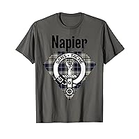 Napier Clan Scottish Name Coat Of Arms Tartan T-Shirt
