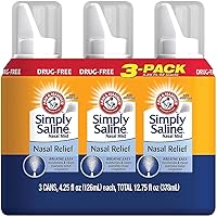 Simply Saline Adult Nasal Mist, Original, Pack of 3, 4.25 Oz Each