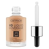 Catrice | HD Liquid Coverage Foundation | High & Natural Coverage | Vegan & Cruelty Free (046 | Camel Beige)