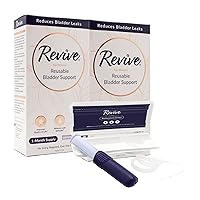 Revive Bladder Support for Women | Discreetly Control Leaks for up to 12 Hours | Supports Stress Incontinence | Comfortable Alternative to Pads & Liners, Reusable & Easy-to-Use | 2 pack, 62 Day Supply