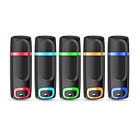 RAOYI 5 Pack 16GB Flash Drive, USB 3.0 High Speed Memory Stick Thumb Drive Jump Drive Zip Drive for Data Storage and Backup (Multicolor)