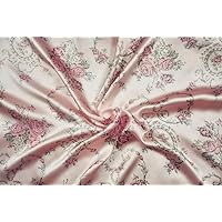 100% Pure Mulberry Silk Charmuse Floral Fabric 45 Wide for Bedding Dress by The Yard or by Half Yard (Sold by The Yard, 37)